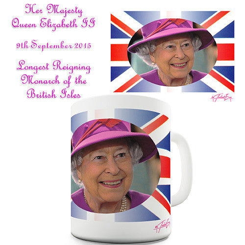 Queen Of Great Britain Elizabeth II Novelty Mug