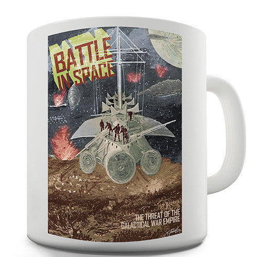 Galactic Battle In Space Novelty Mug