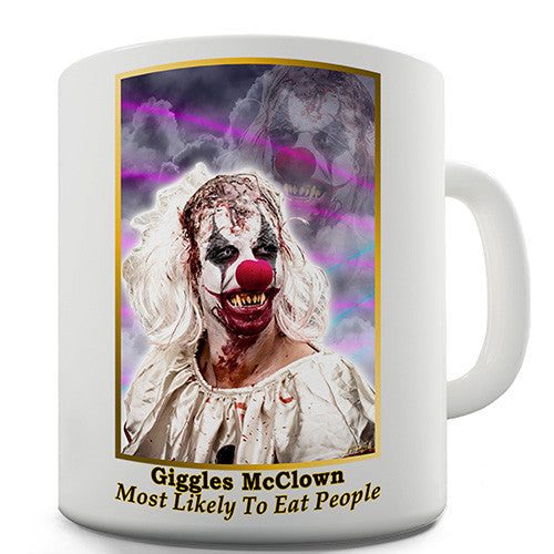 Scary Giggles McClown Novelty Mug