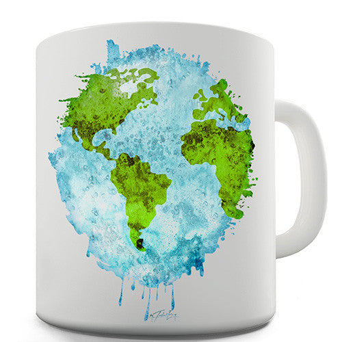 Melting Earth Novelty Mug