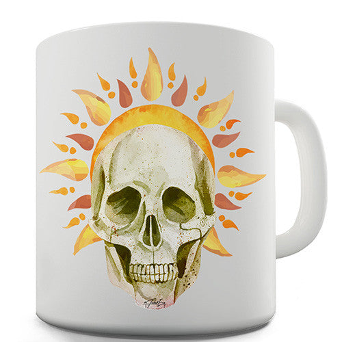 Sun Skull Novelty Mug