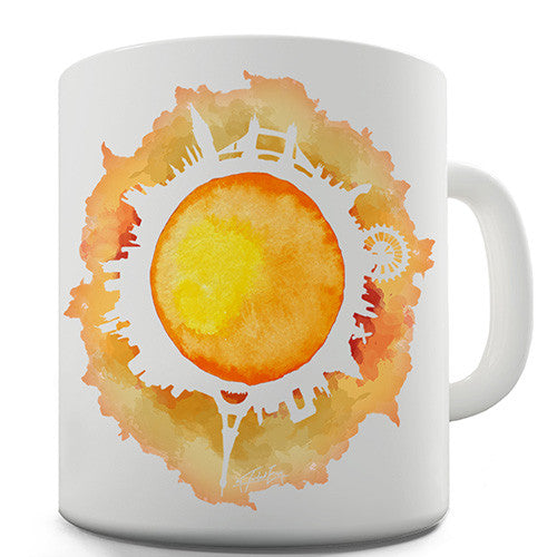 Solar Flare City Novelty Mug