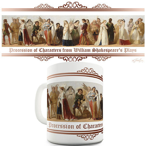 Characters From Shakespeare's Plays Novelty Mug
