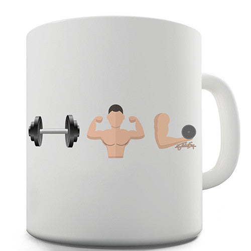 Gym Emoji Novelty Mug
