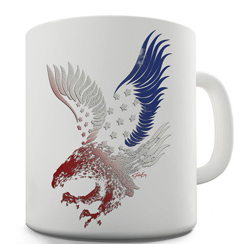 American Flag Eagle Novelty Mug