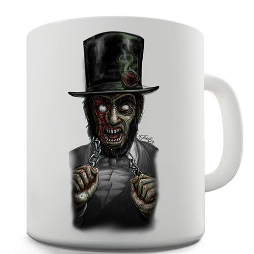 Zombie Abe Lincoln Novelty Mug