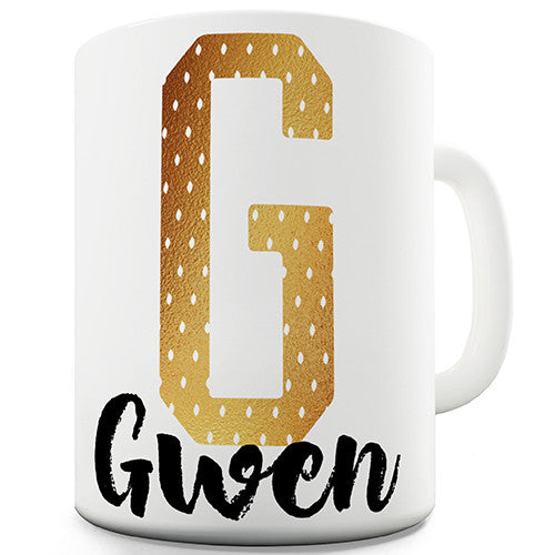 Name And Monogram G Personalised Mug