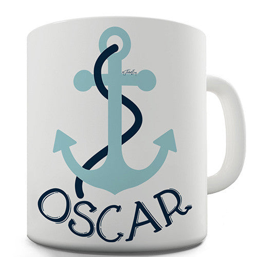 Blue Anchor Personalised Mug
