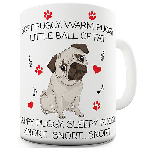 Soft Pug Warm Pug Novelty Mug