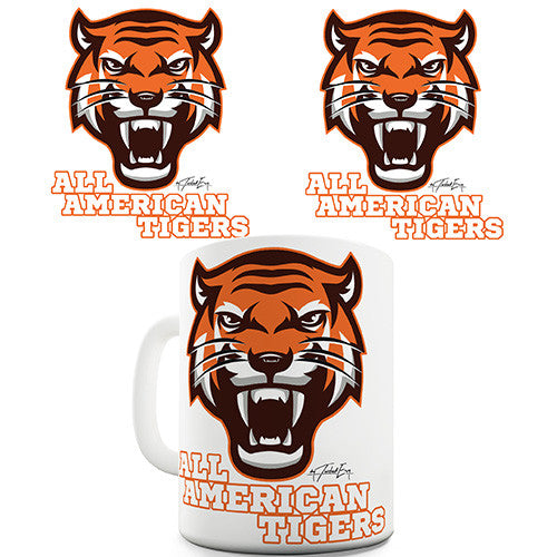All American Tiger Ceramic Mug