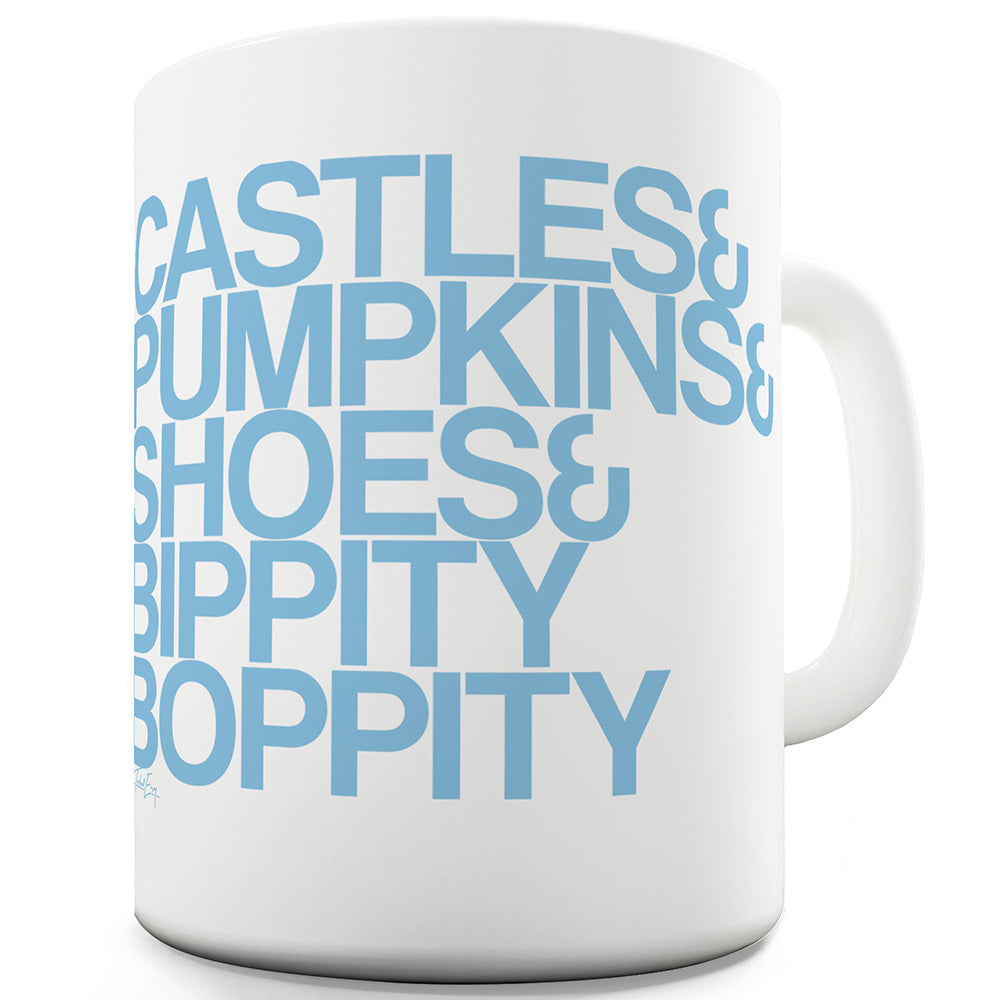 Castles Pumpkins Shoes Ceramic Mug Slogan Funny Cup