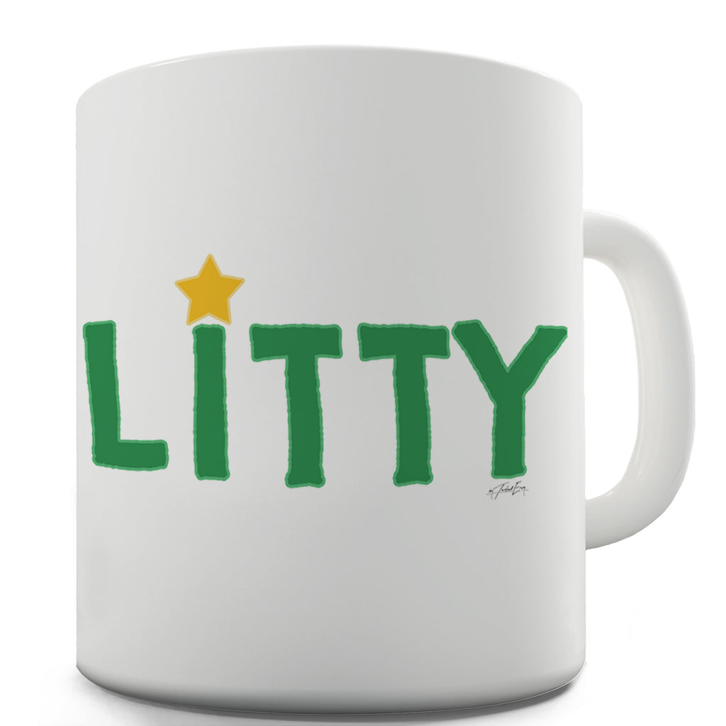 Litty Mug - Unique Coffee Mug, Coffee Cup