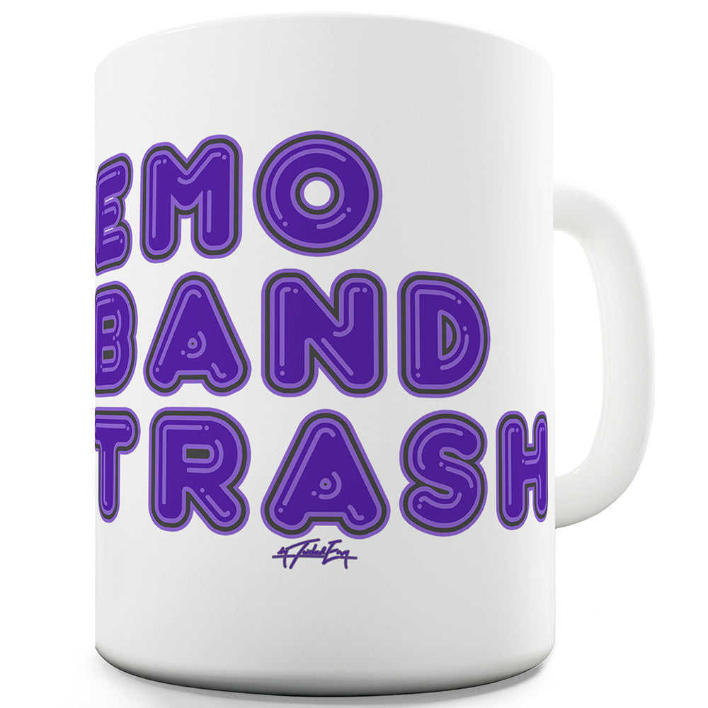 Emo Band Trash Mug - Unique Coffee Mug, Coffee Cup