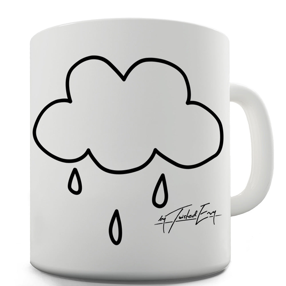 Rain Cloud Pocket Mug - Unique Coffee Mug, Coffee Cup
