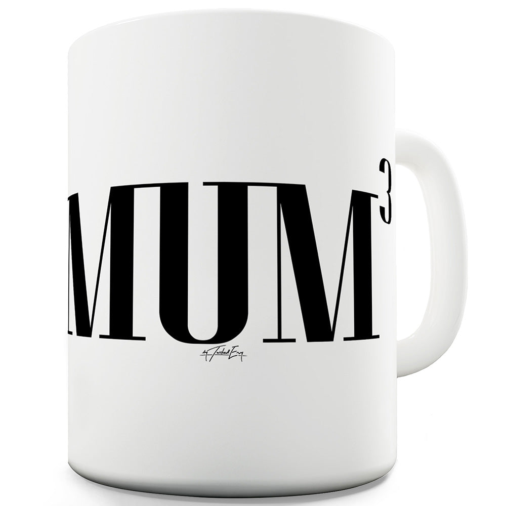 Mum Cubed Ceramic Novelty Gift Mug