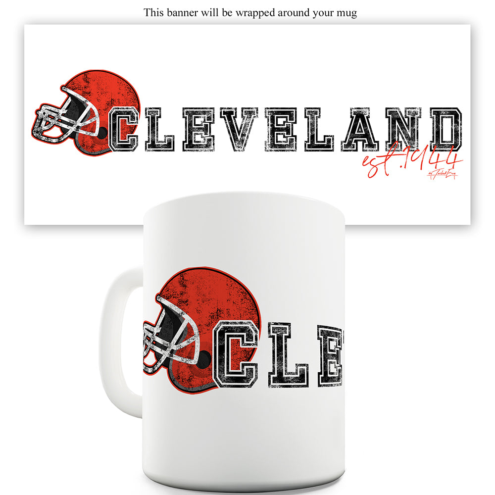 Cleveland American Football Established Funny Mugs For Women