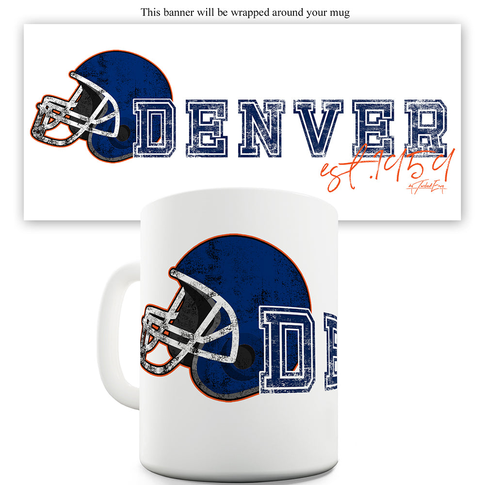 Denver American Football Established Mug - Unique Coffee Mug, Coffee Cup