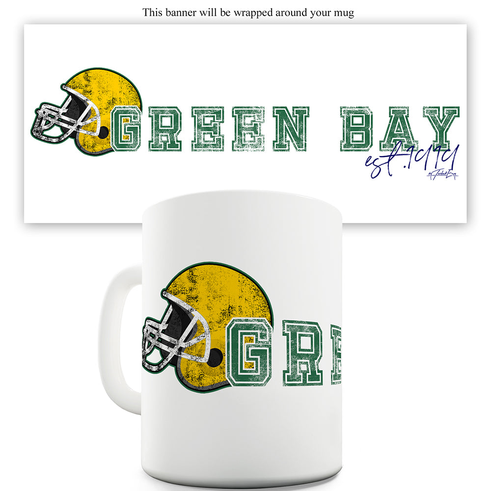 Green Bay American Football Established Ceramic Mug
