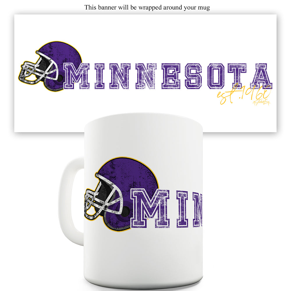 Minnesota American Football Established Ceramic Funny Mug