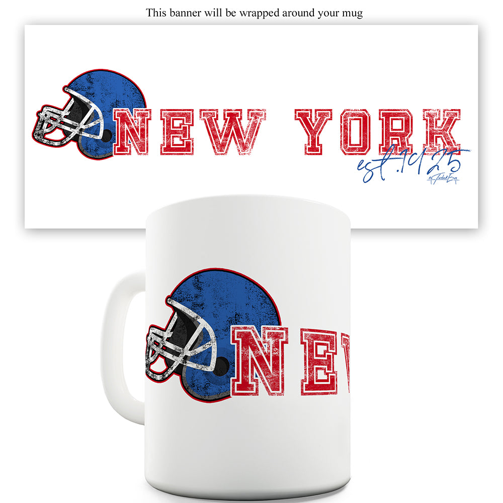 New York American Football Established Funny Mugs For Men