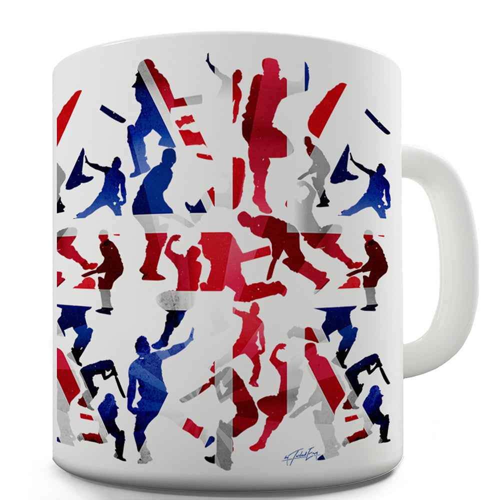 GB Cricket Collage Funny Mugs For Work
