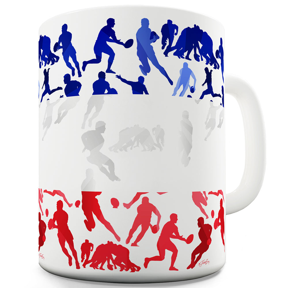 France Rugby Collage Funny Mugs For Men