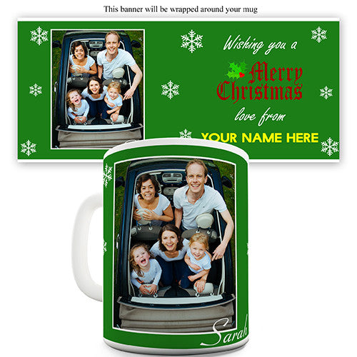 Wishing You A Merry Christmas Personalised Mug