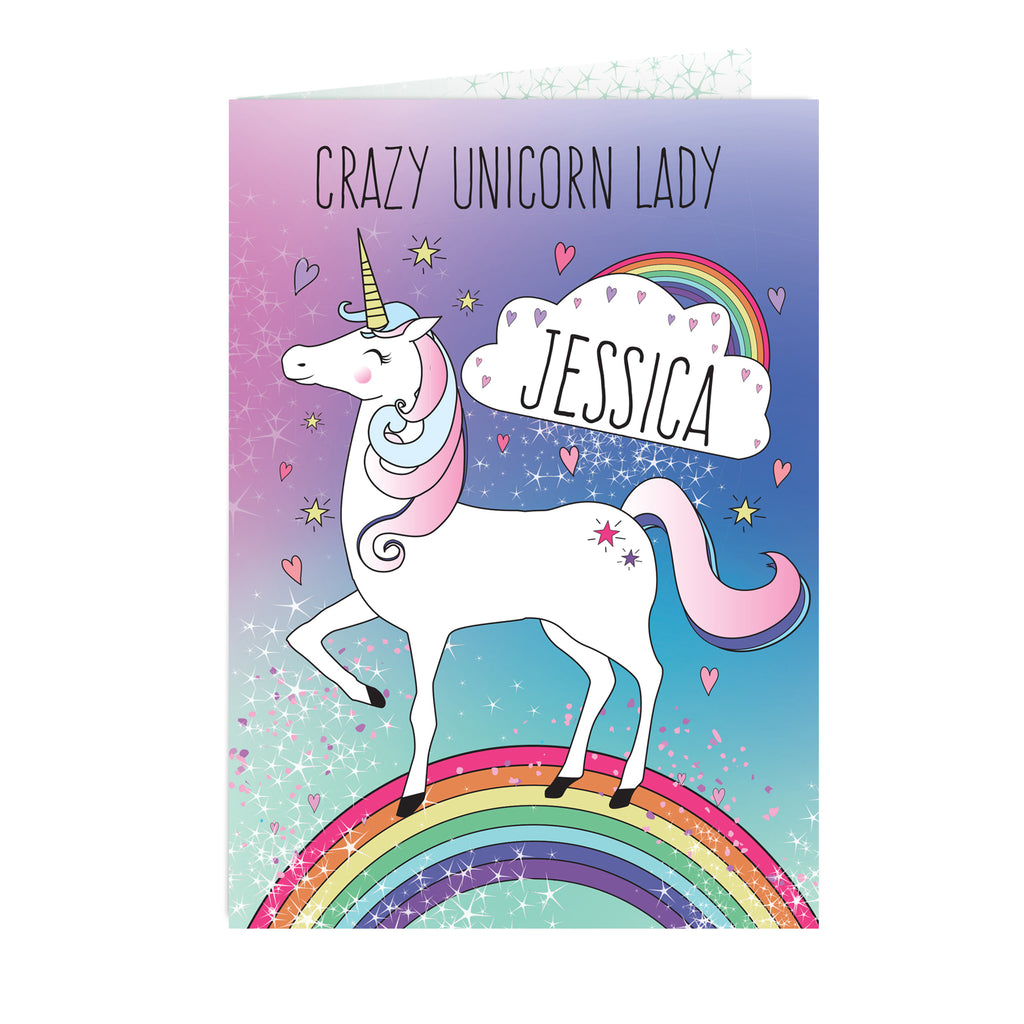 Personalised Unicorn Card