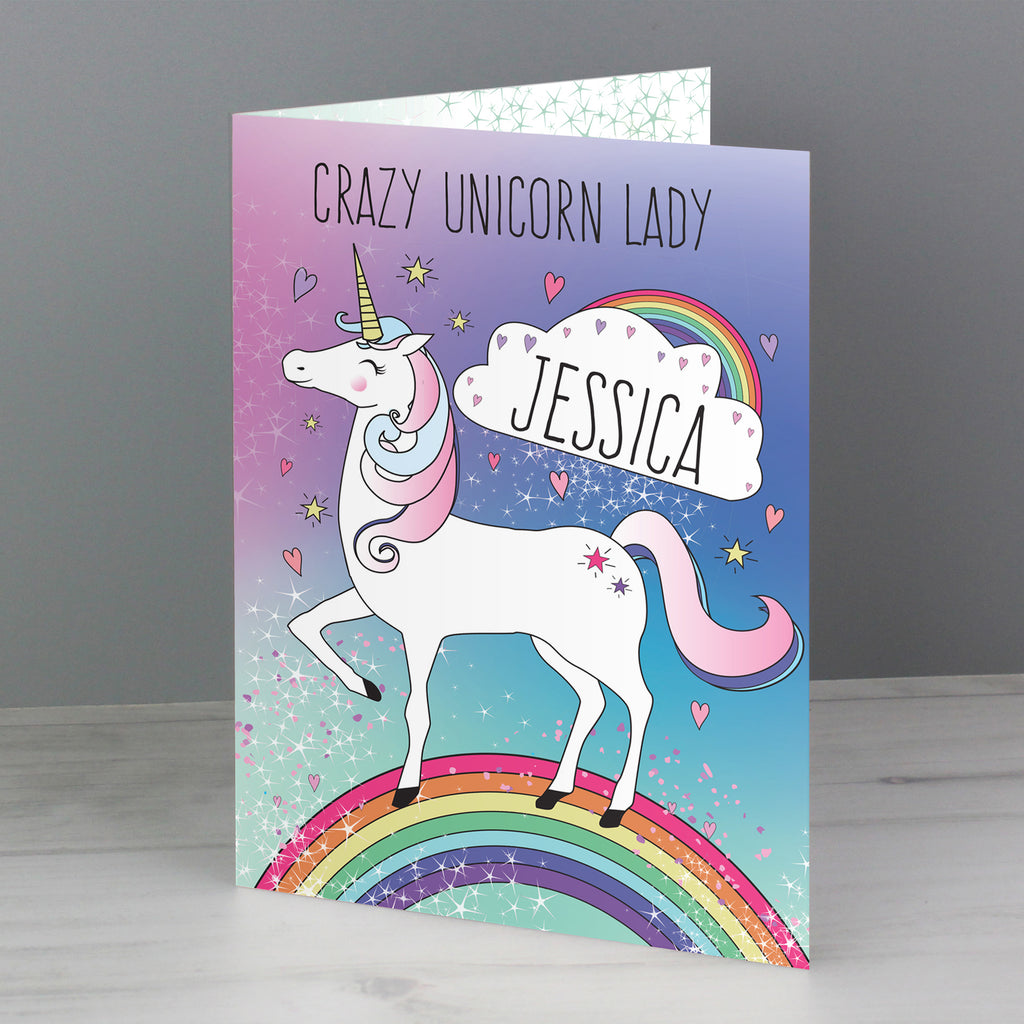 Personalised Unicorn Card