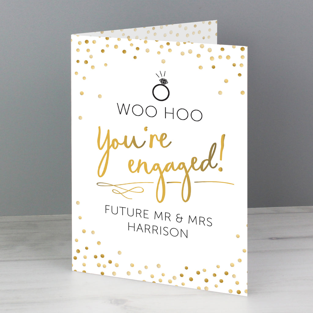 Personalised Engagement Card