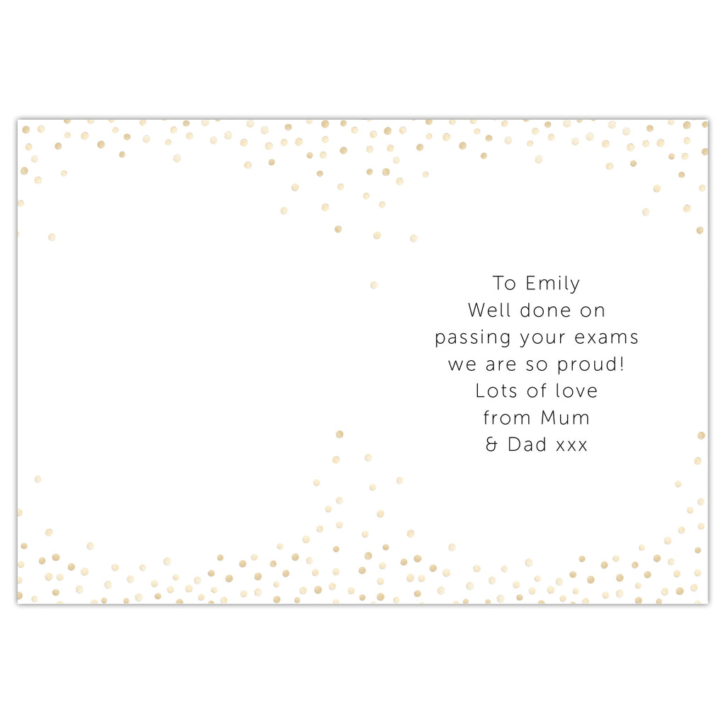 Personalised You Passed! Card