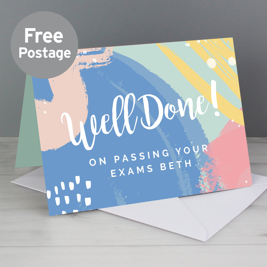 Personalised Well Done! Card