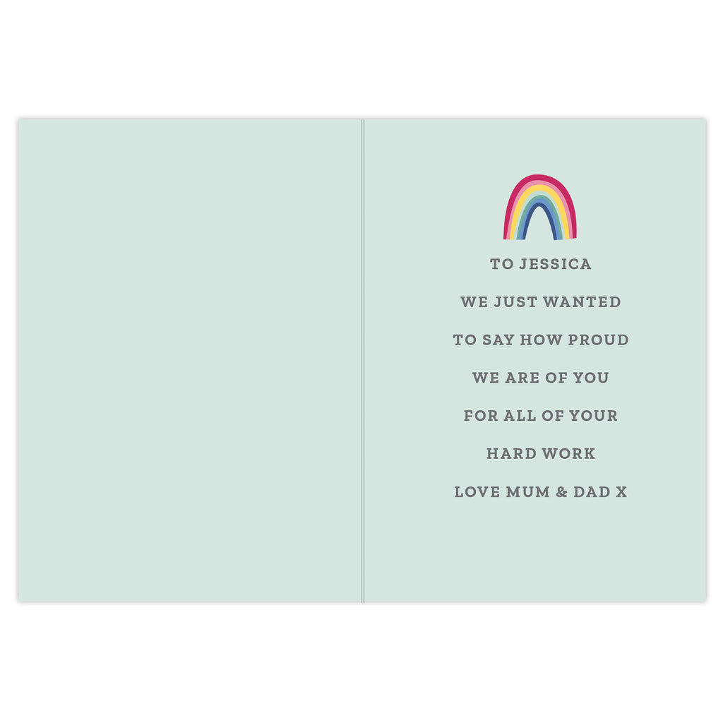 Personalised Rainbow Card