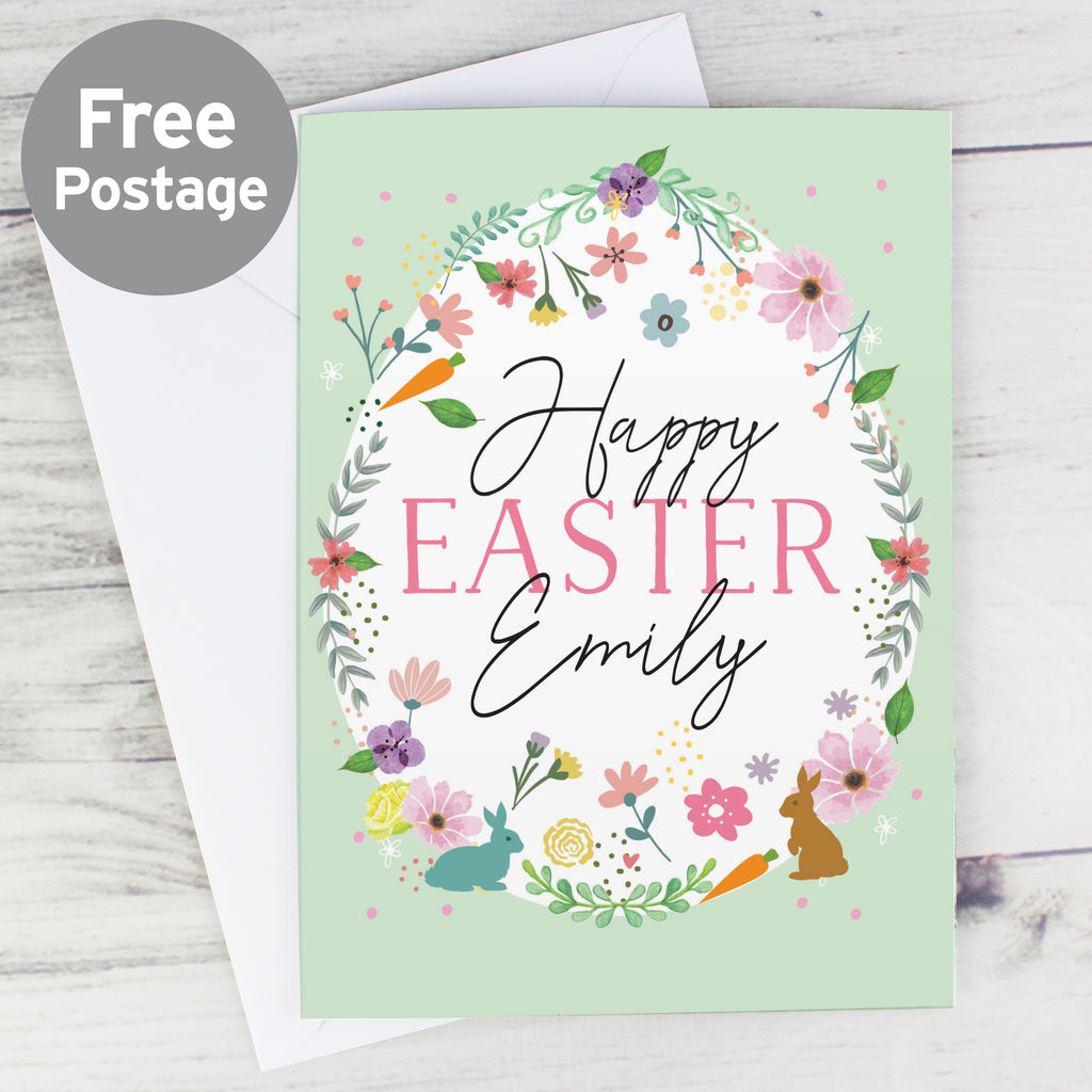 Personalised Easter Springtime Card