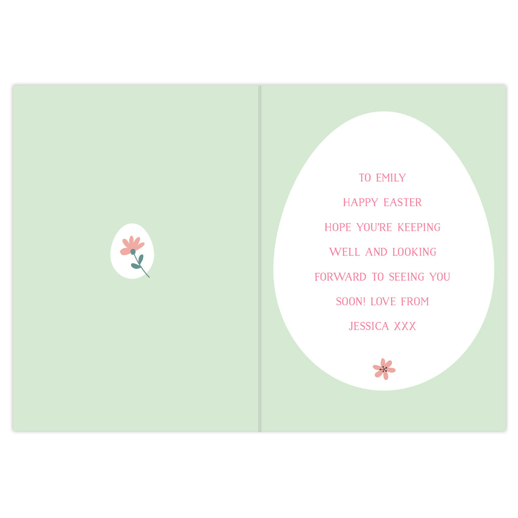 Personalised Easter Springtime Card