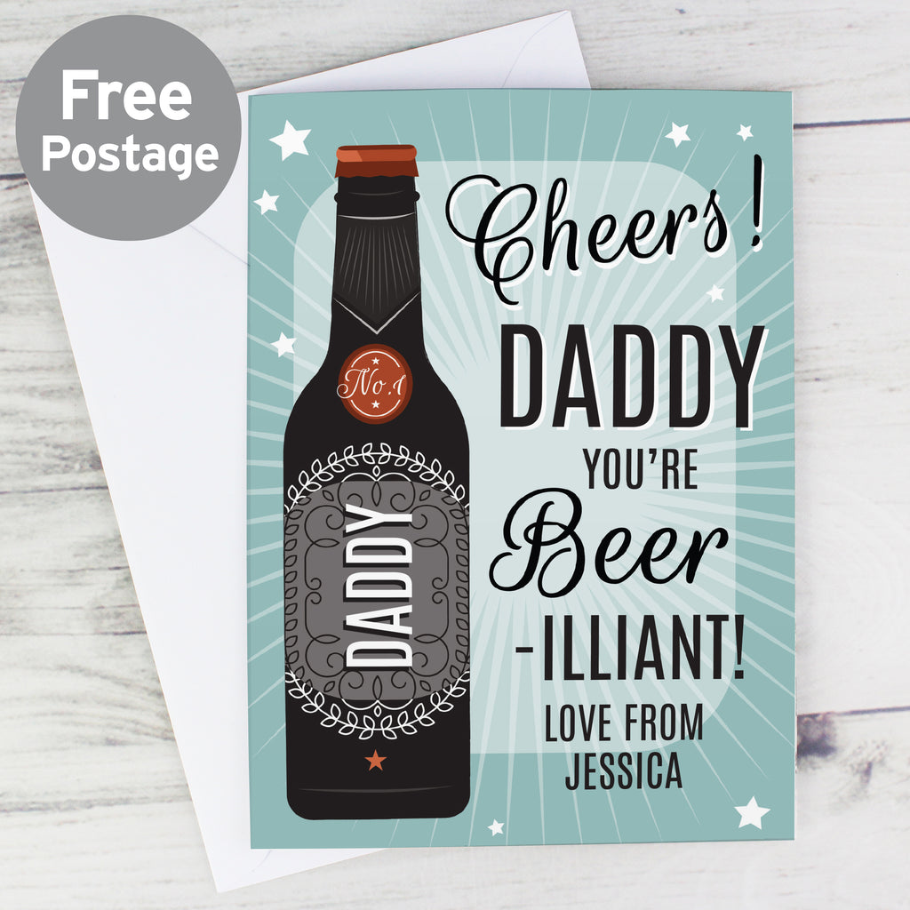 Personalised Beer-illiant Card