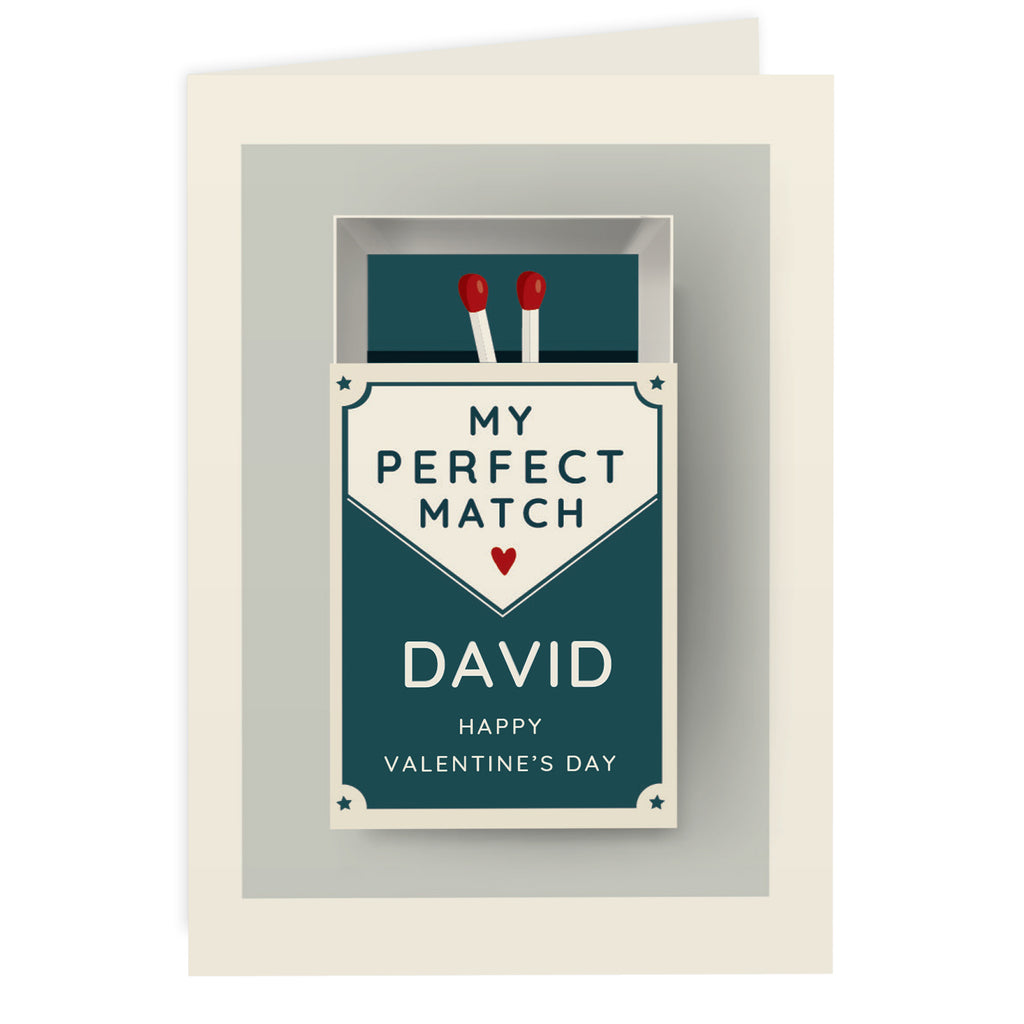 Personalised The Perfect Match Card