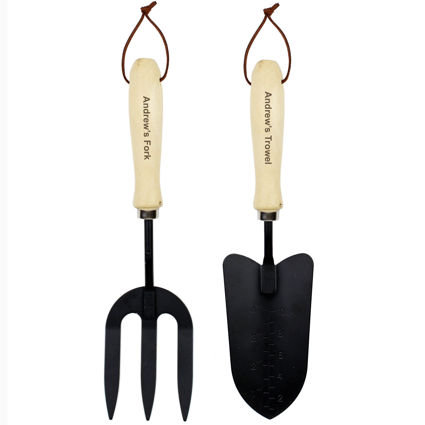 Personalised Fork & Trowel Set