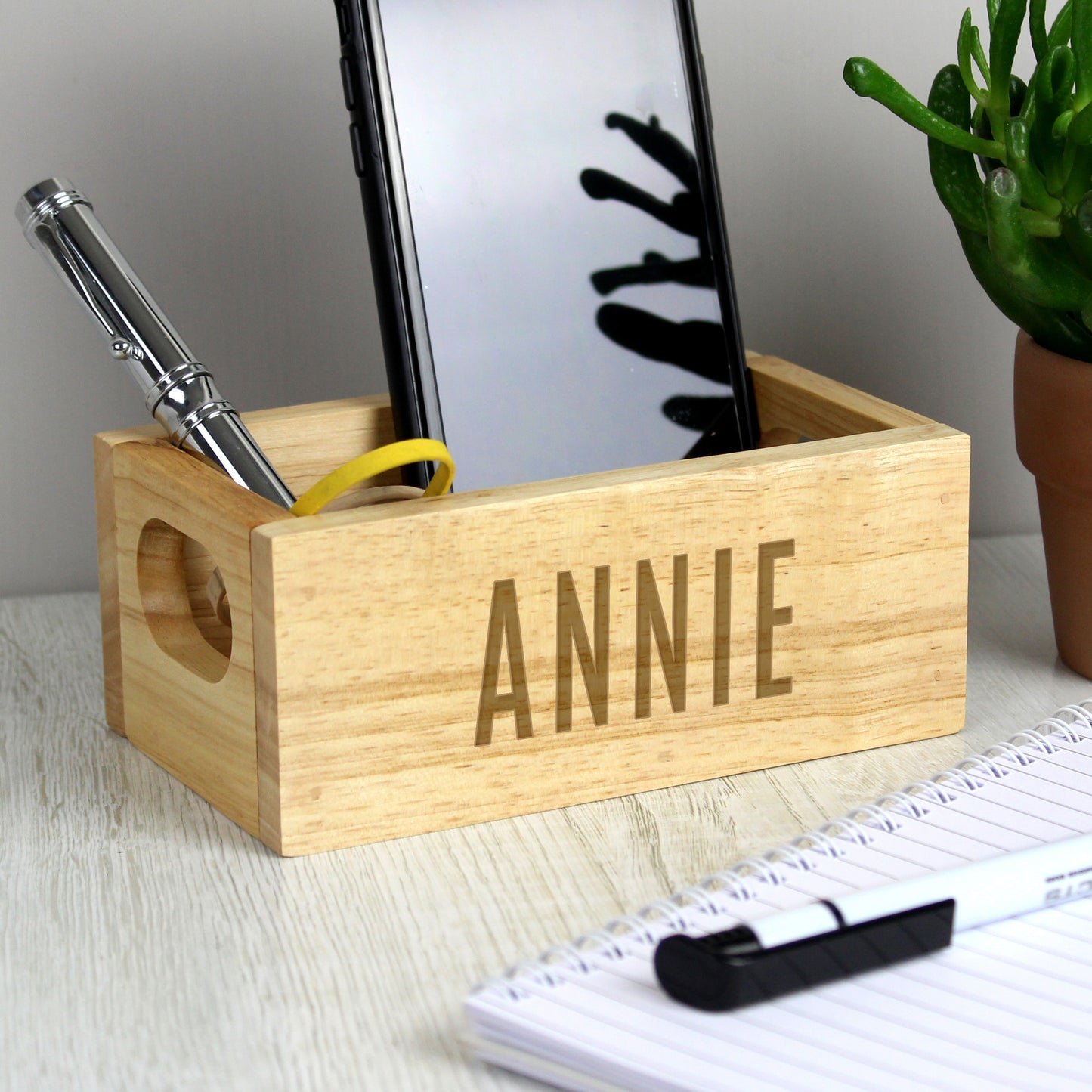 Personalised Name Only Mini Wooden Crate