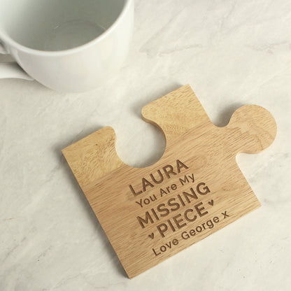 Personalised My Missing Piece Jigsaw Piece