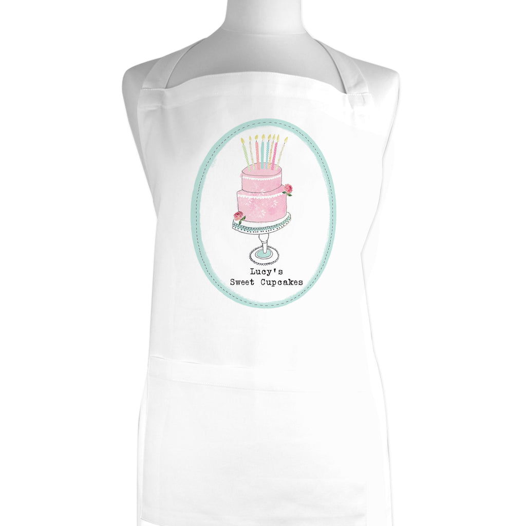 Personalised Vintage Pastel Cupcake Apron