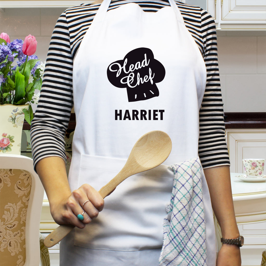 Personalised Head Chef Apron