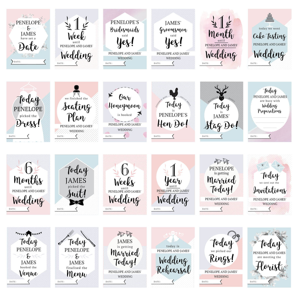 Personalised Wedding Cards For Milestone Moments