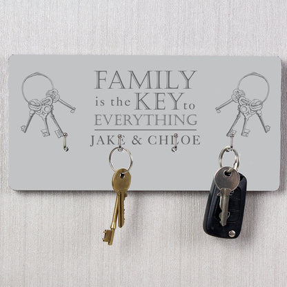 Personalised Family Key Hooks