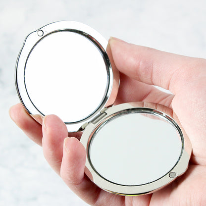 Worlds Best Teacher Round Compact Mirror