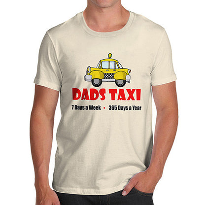 Mens Dads Taxi Funny T-Shirt