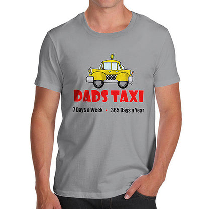 Mens Dads Taxi Funny T-Shirt