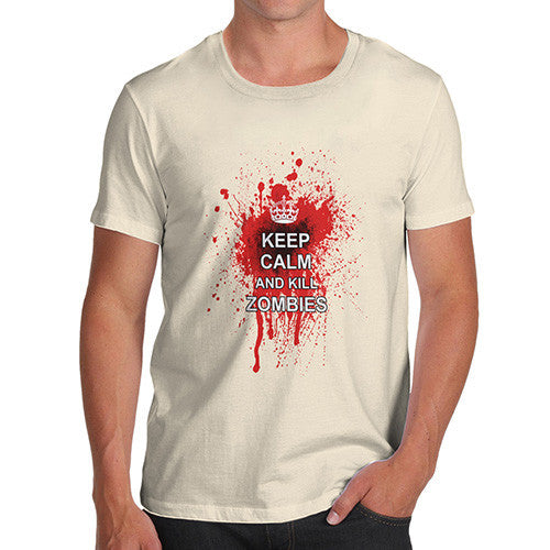 Men's Keep Calm And Kill Zombies T-Shirt