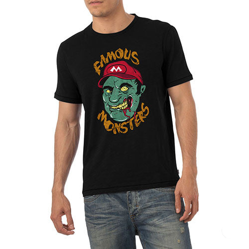 Mens Famous Monters Graphic T-Shirt