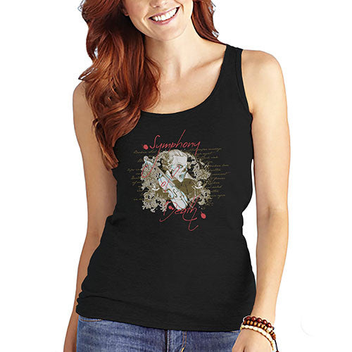 Womens Symphony Of Death Graphic Tank Top